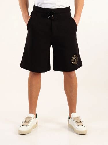 pantaloni corti neri versace|Pantaloni e Shorts Donna .